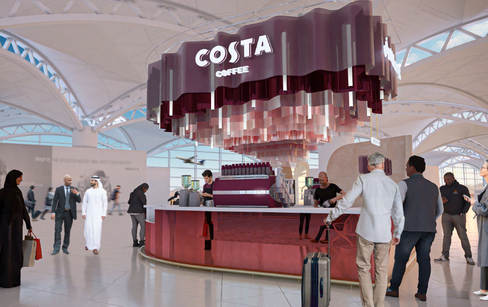 Riyadh International Airport interior view